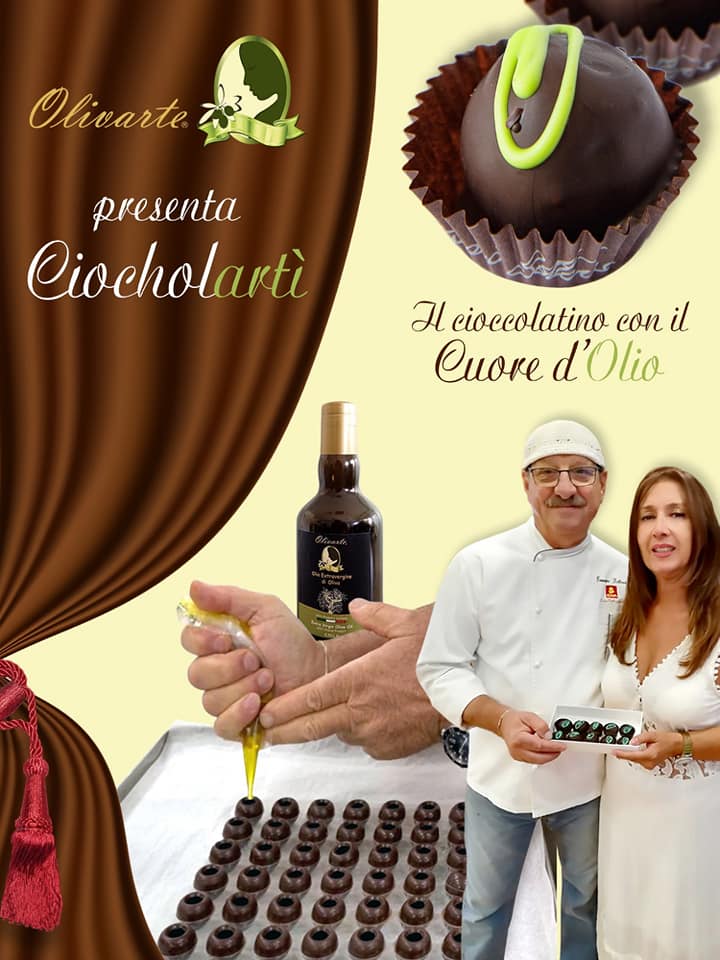 Il 16 ottobre alle 11 all’enoteca Cotinisio degustazione con i cioccolatini all‘olio d’oliva
